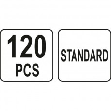 Set de 120 sigurante auto PCS standard Yato YT-831..